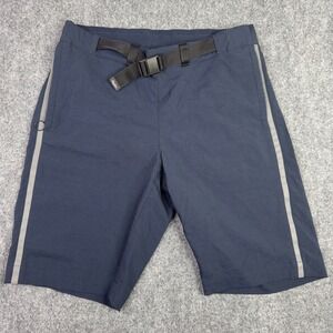 Rapha‎ Commuter Shorts Mens 30 Blue Nylon Belt Cycling Performance Athleisure